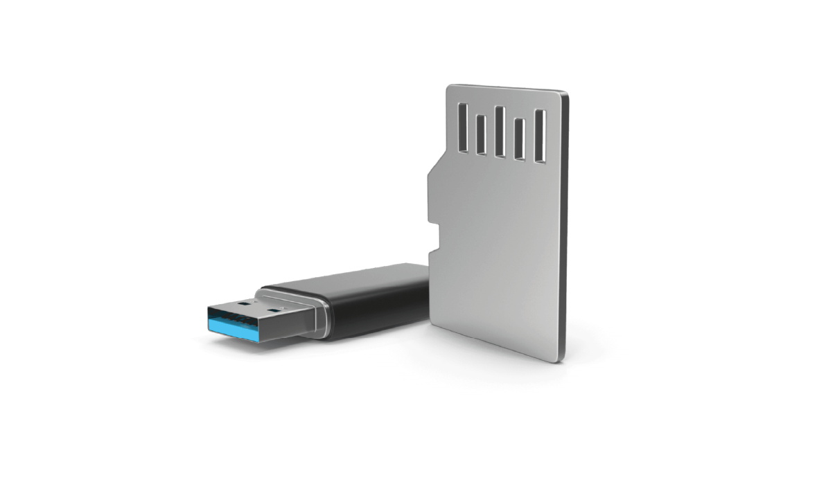 Clé USB / Carte mémoire (sauf Macintosh)